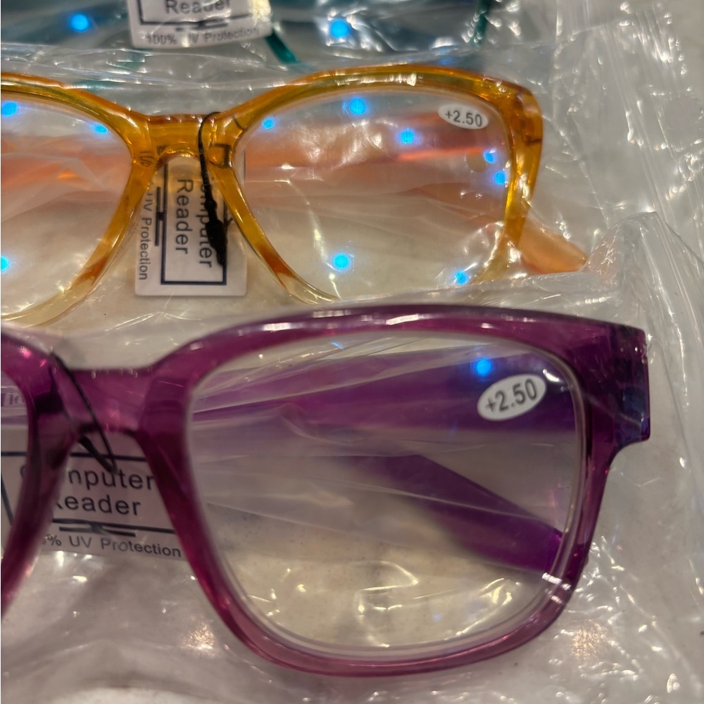 JOY 2.50 Readers NWT Set of 3 Colorful Reading Glasses - Picture 3 of 3